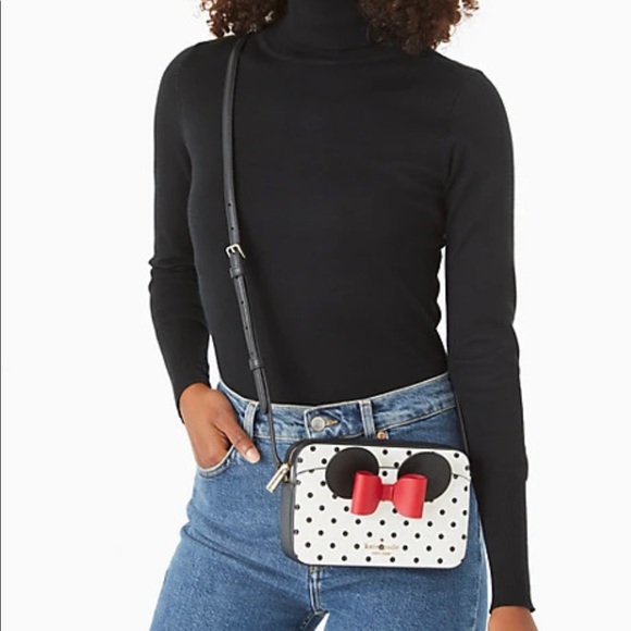 disney x kate spade new york other minnie mouse camera bag - Picture 3 of 8